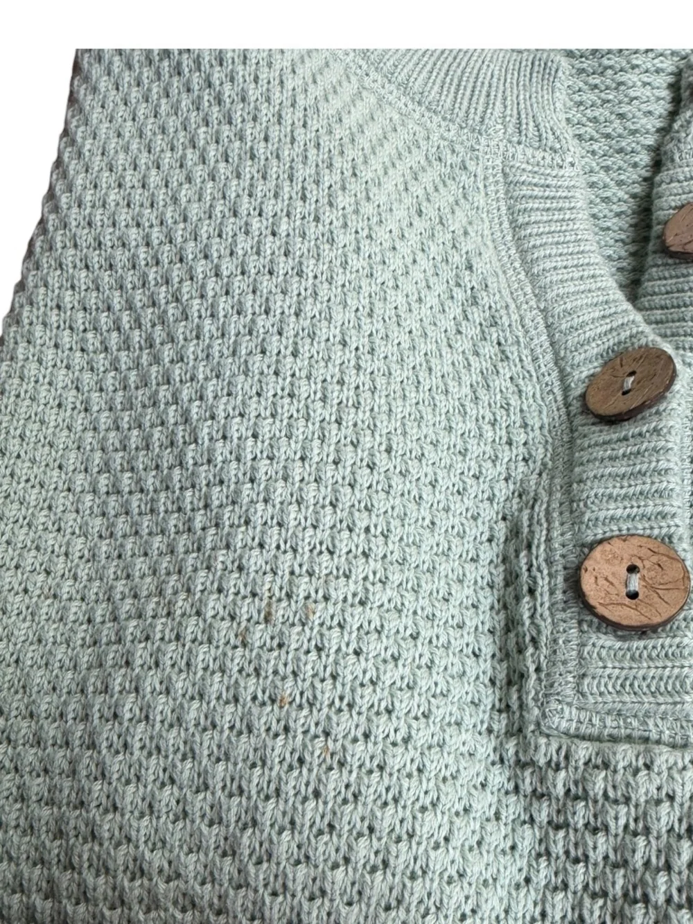 Free People Hailee Waffle Knit Lounge Set Sage Green Small 2 Piece